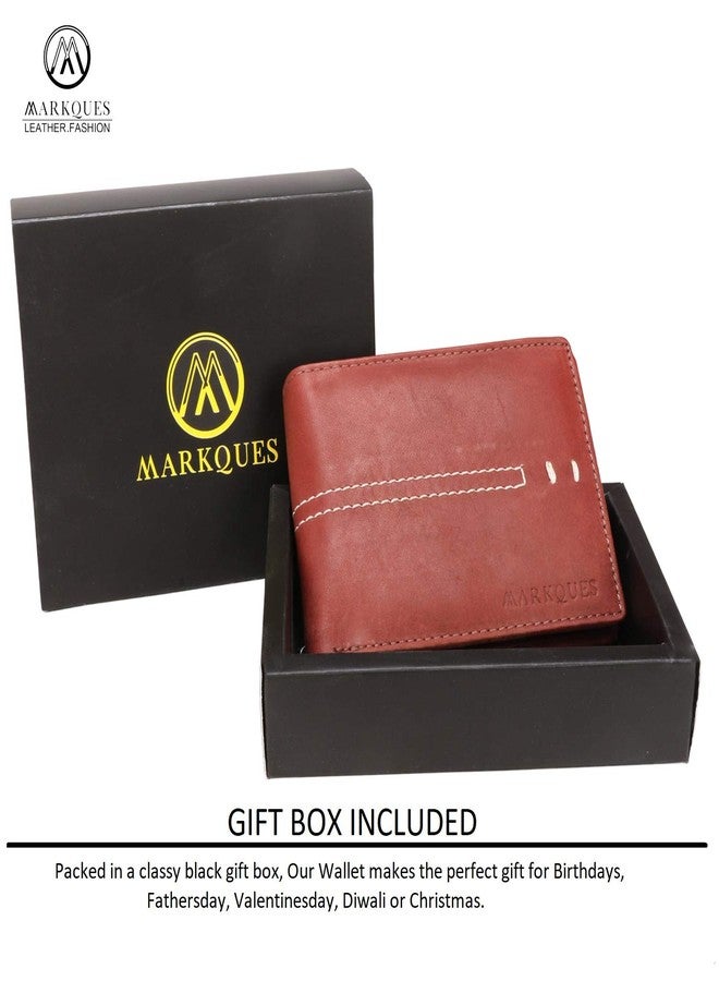 MARKQUES Vince Genuine Leather Brown Men's Wallet (VIN-4403) - Image 5